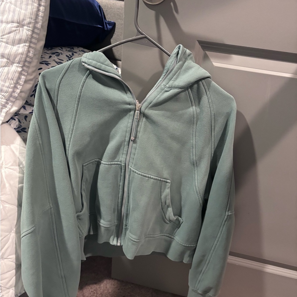 Scuba oversized full zip hoodie